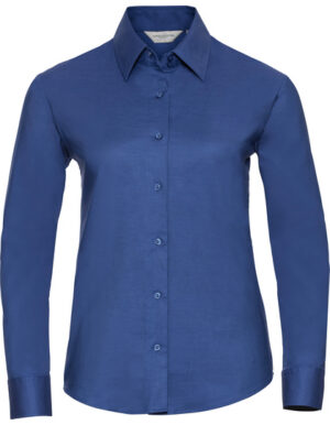 Ladies' Long Sleeve Tailored Oxford Shirt (932F)